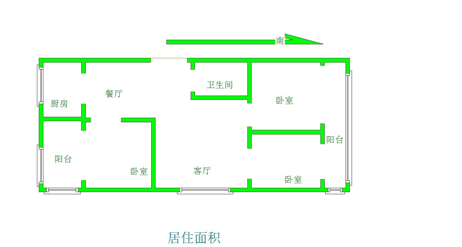 景山花园广电小区,景山花园广电小区 3室2厅1卫1阳台精装 使用面积大楼层好12