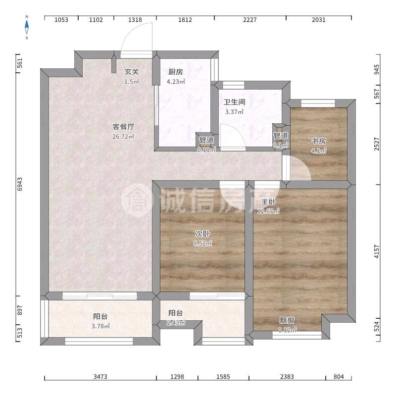 埇桥区埇桥精装3室2厅1卫二手房出售11