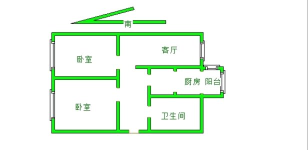 惠丰二十五院,惠丰公园隔壁！看房方便，南北通透小三居9