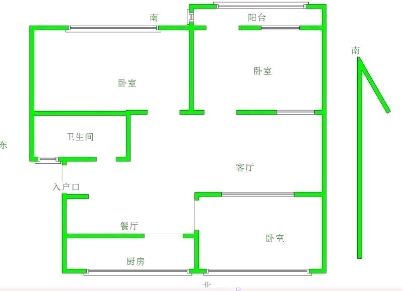 湖北小区,湖北小区 99平米 95万13