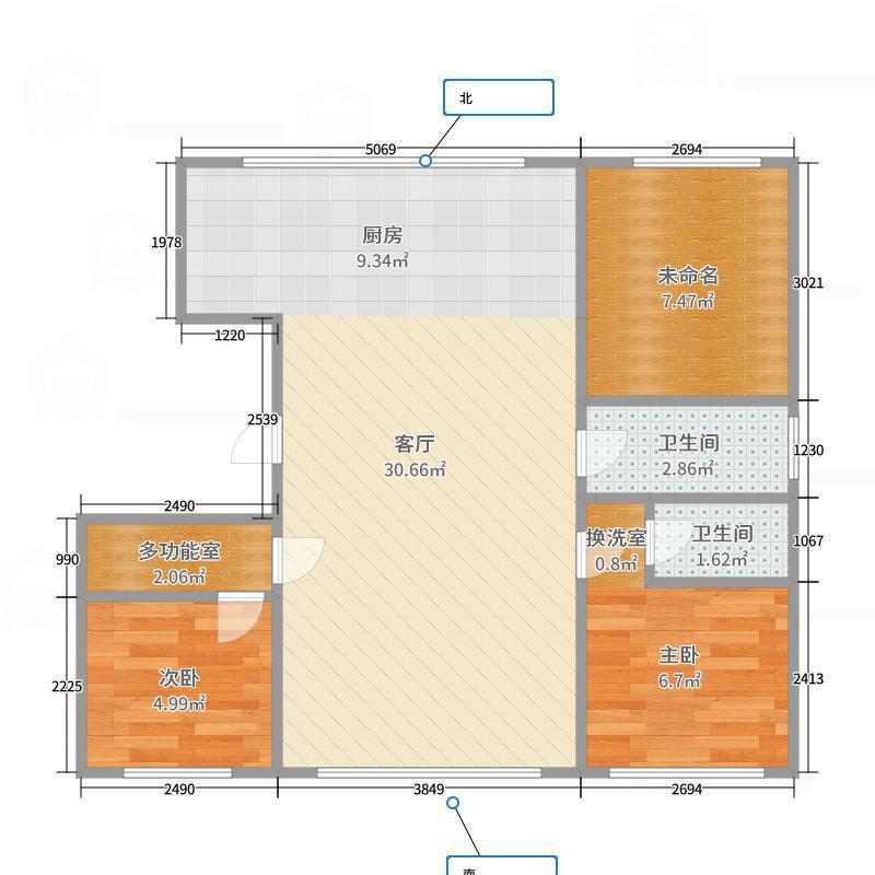 乌兰浩特市城西精装3室2厅2卫二手房出售13