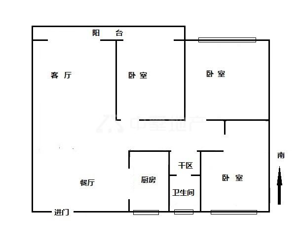 鼎元府邸,鼎元府邸70万元3室2厅1卫1阳台普通，多条公交经过13