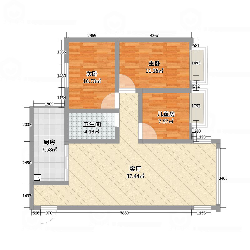 自流井区南湖精装3室2厅1卫二手房出售14