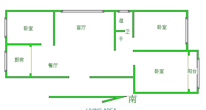 星美城市广场,有车位储藏室新证 户型方正南北通透采光好13