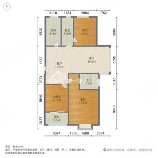 锦绣花园,锦绣花园134平，精装，13