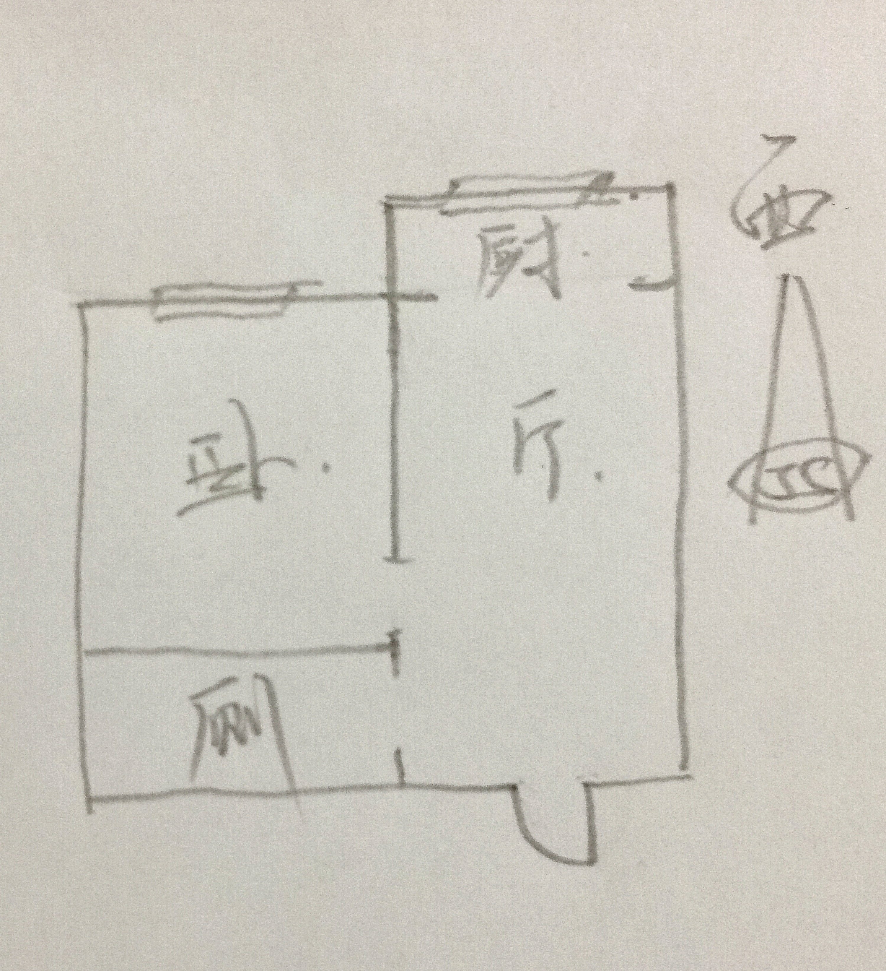 佰阳鹏城时代,EW双阳朝西南1室1厅属商品可贷款6