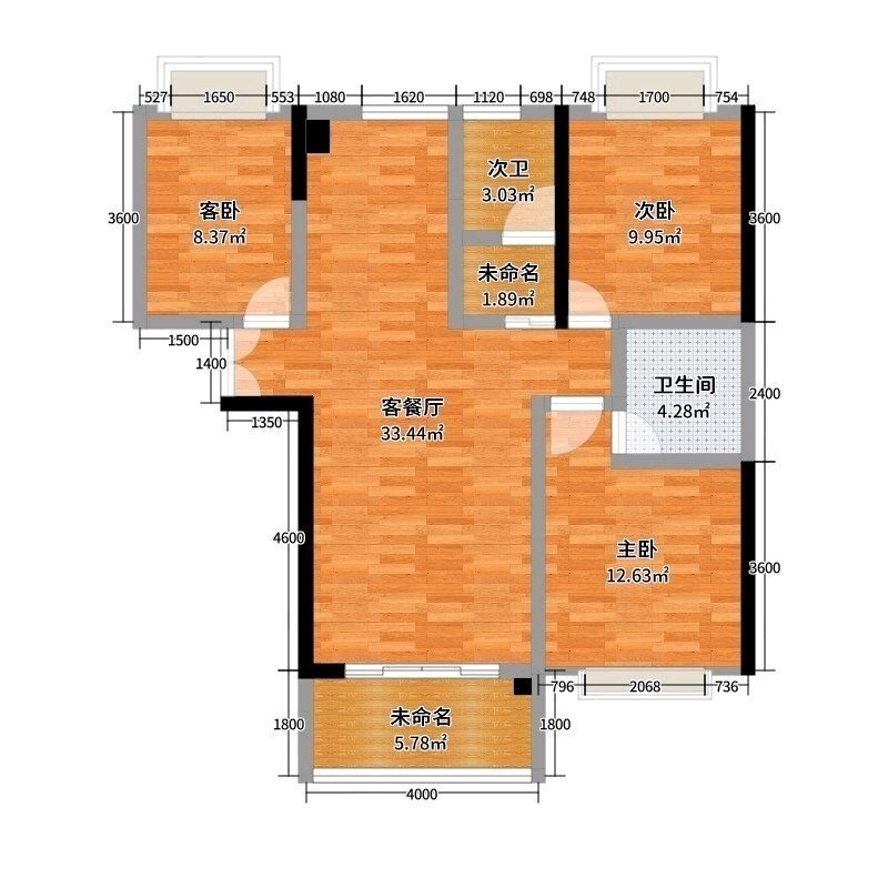 麒麟区南片区毛坯3室2厅2卫二手房出售11