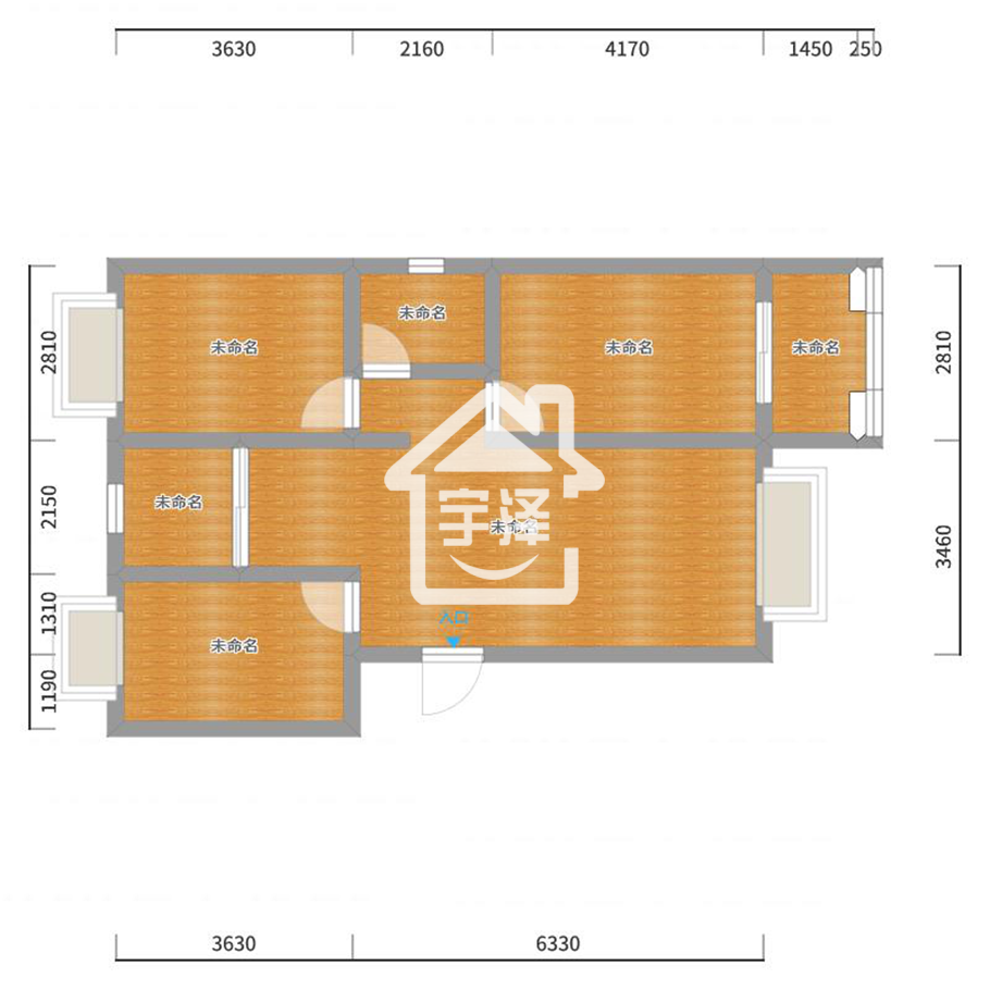 市辖区城南普通3室2厅2卫二手房出售8