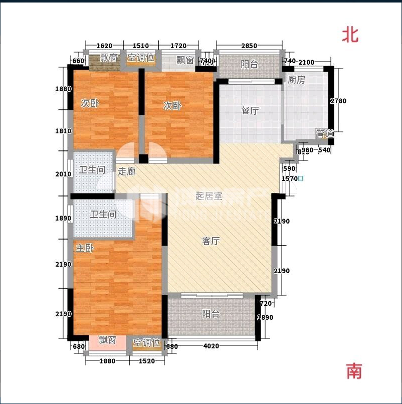 青山湖区高新区精装3室2厅2卫二手房出售16