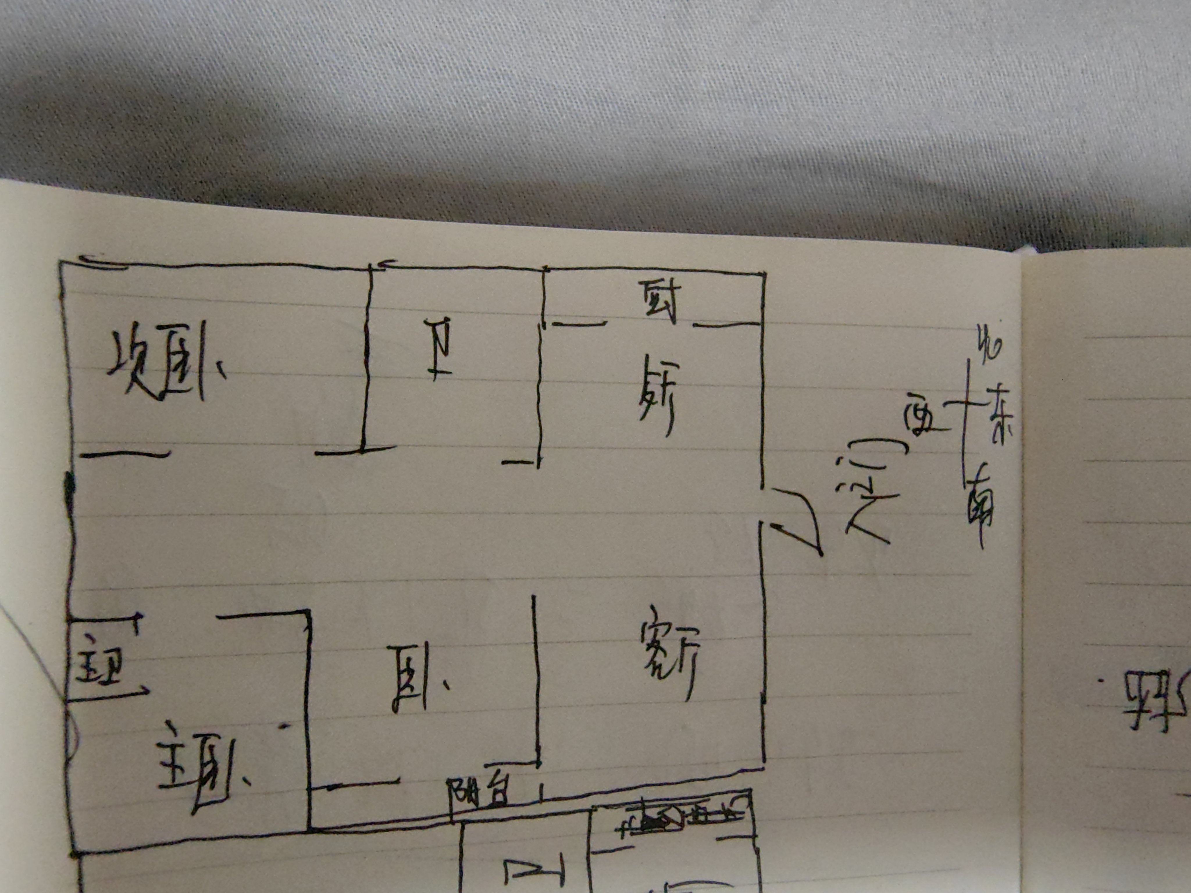 西平县城南毛坯3室2厅2卫二手房出售11