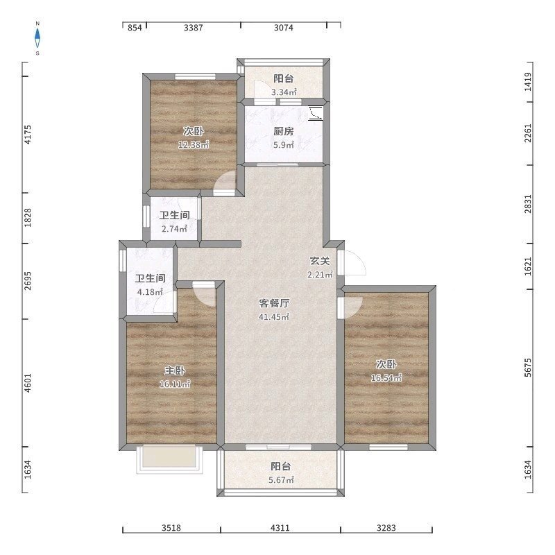 海硕新城,常山路，精装大三室，领包入住13