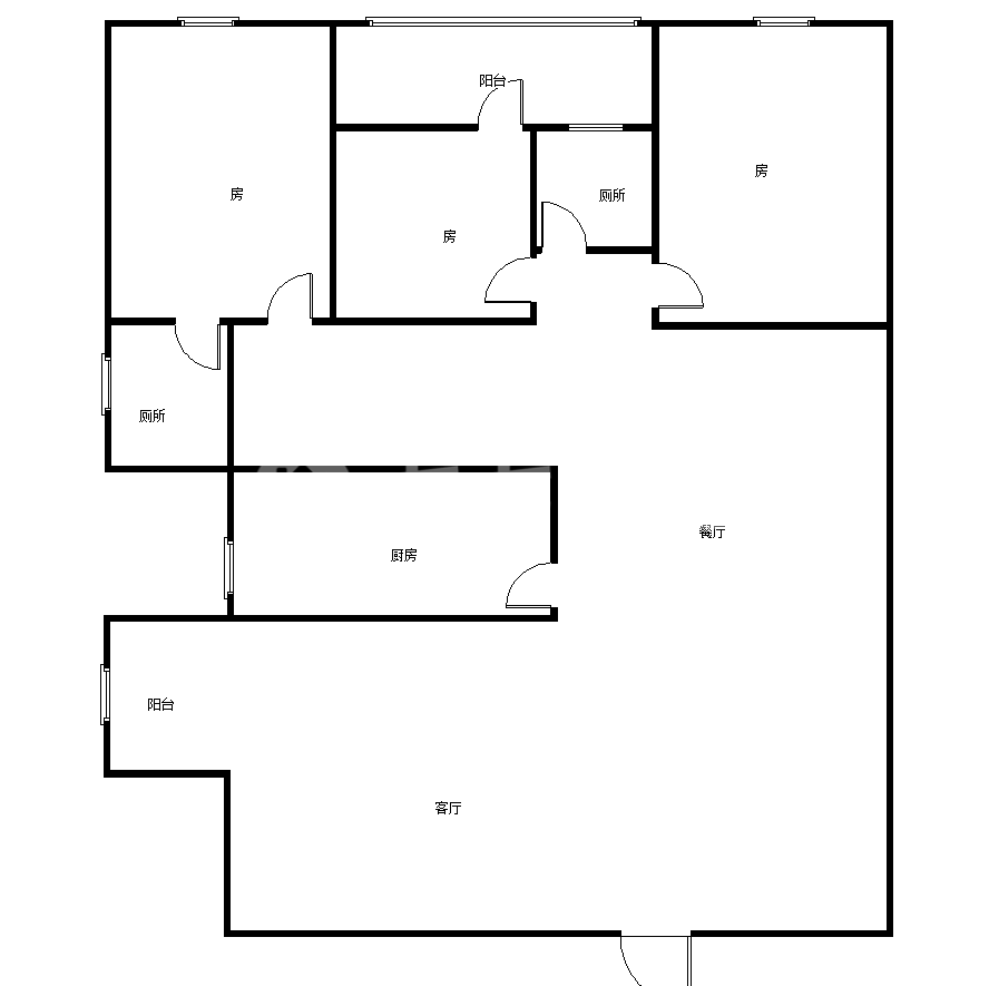 醴陵市城中普通3室2厅2卫二手房出售13