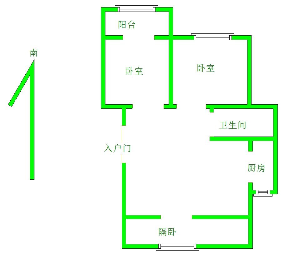 东昌府区城西精装2室1厅1卫二手房出售14