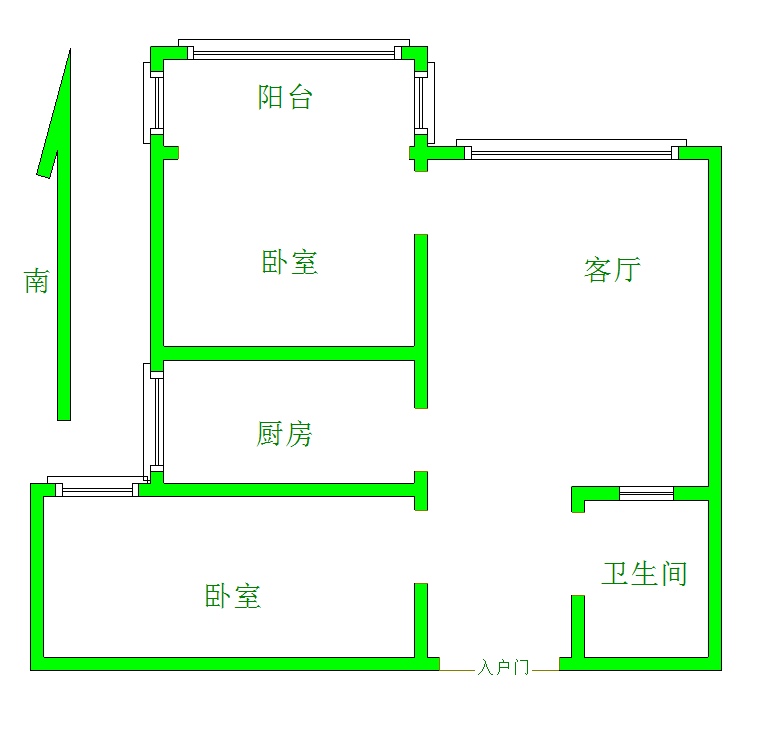 御泽嘉园,年轻时尚,2室2厅1卫1阳台,观景房,采光视野很好9