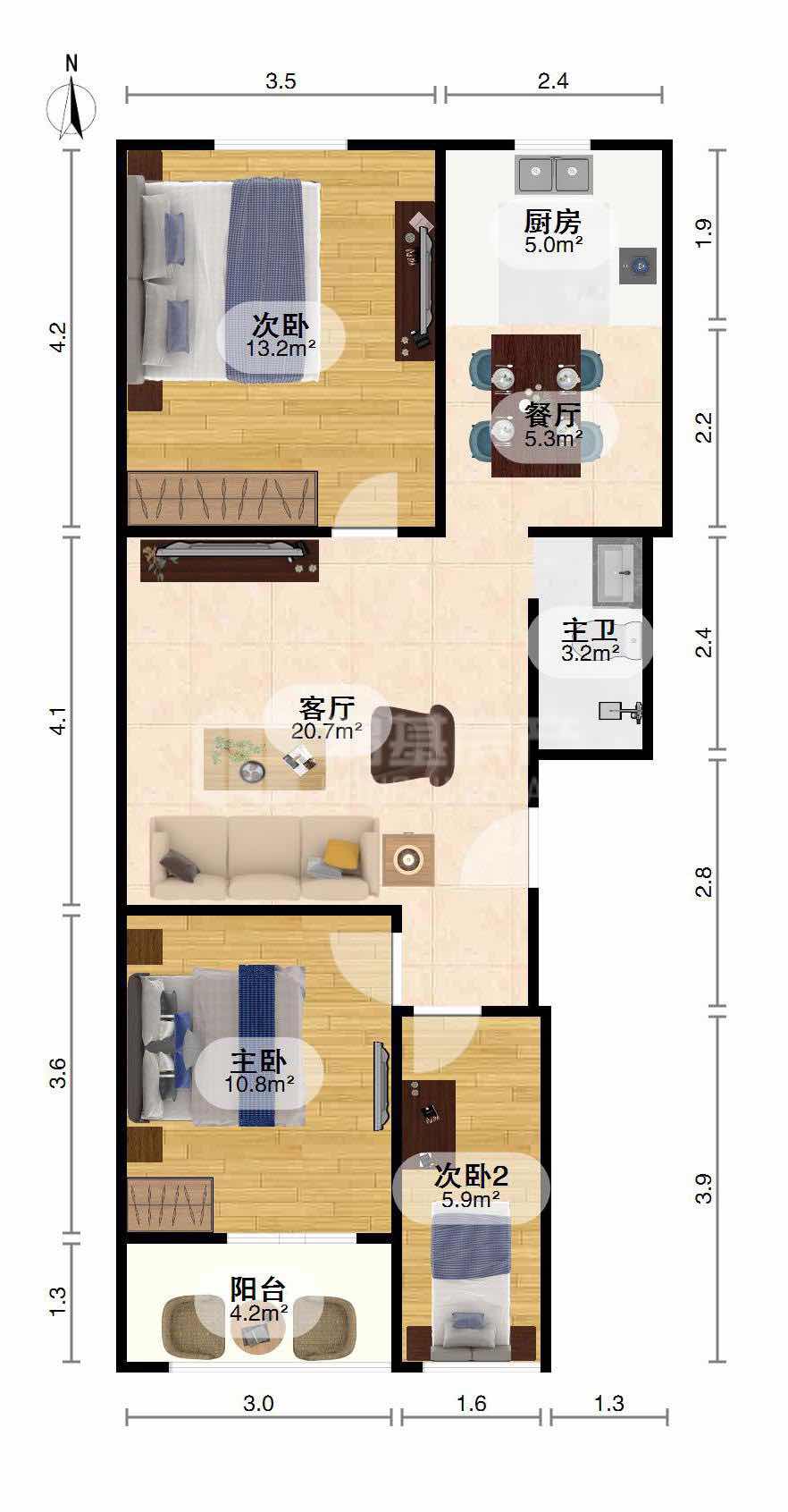 二七北路司法宿舍,育新小学 育新中学双学校地铁口 房东降价急售13