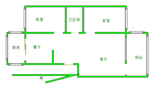 清华北区东苑,难得一见的精装小户型,总价低,朝向好9