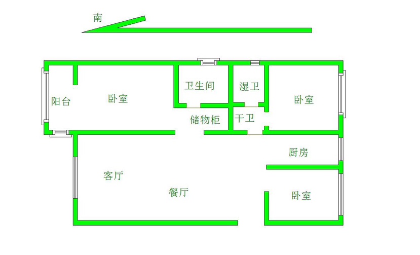 御泽花园,好房子绿化微博，史家庄好的一一个户型，位置10