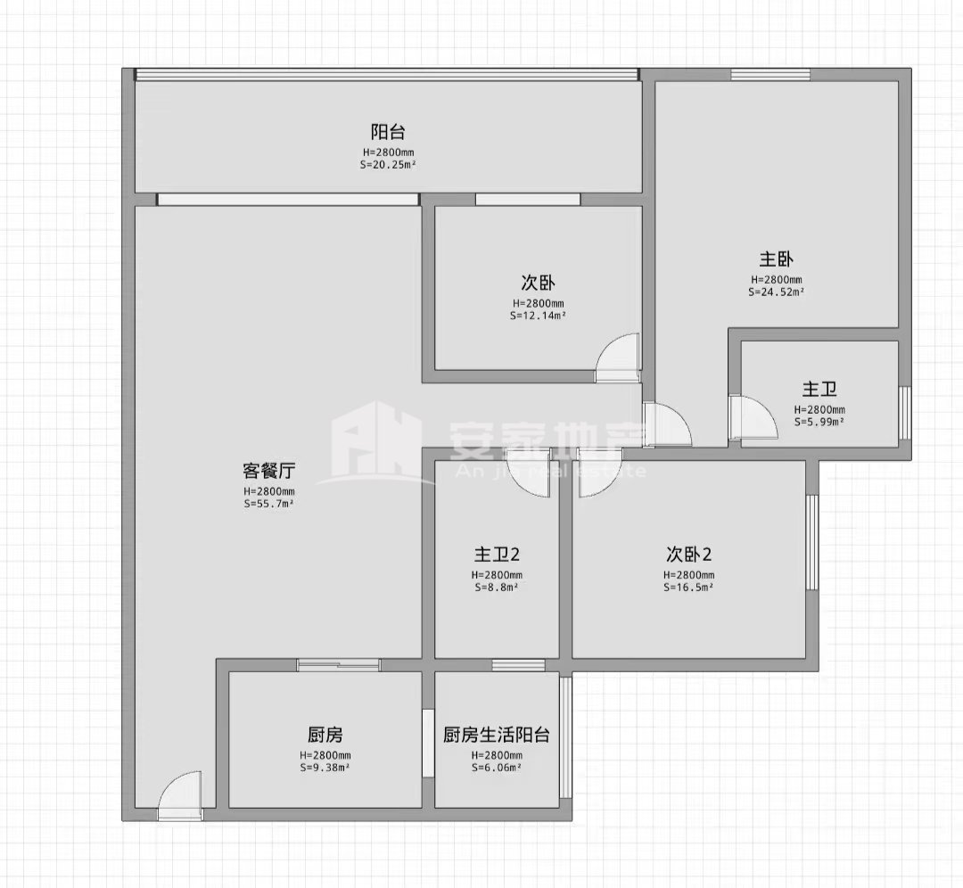 江南尚城二期,容邦附近电梯三房出租，交通便利，拎包入住11