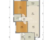东兴区|邦泰铂仕公馆2室2厅1卫出售
