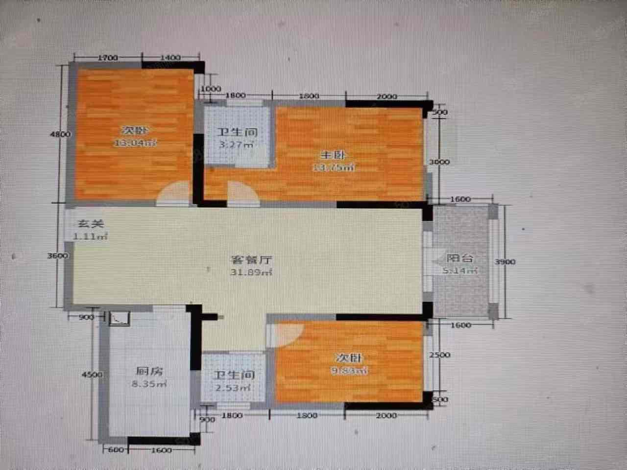 汉川市汉川市精装3室2厅2卫二手房出售11