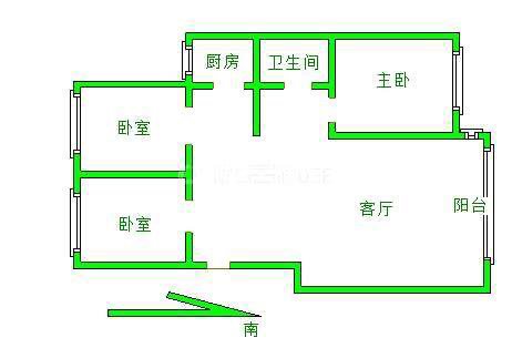 云海家属院,南北通透，全新精装修9