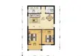 土门墩粮库家属院 2室2厅1卫0阳台精装 使用面积大楼层好8