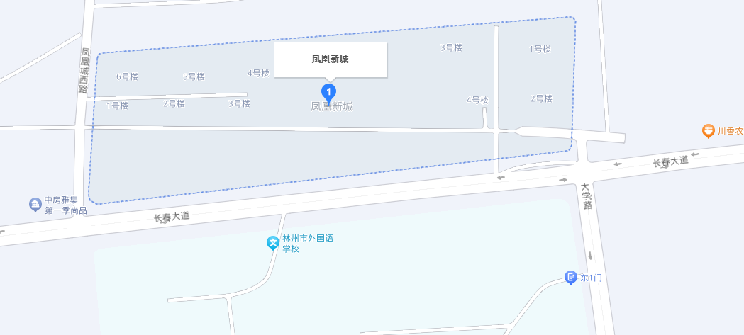 凤凰新城小区图片