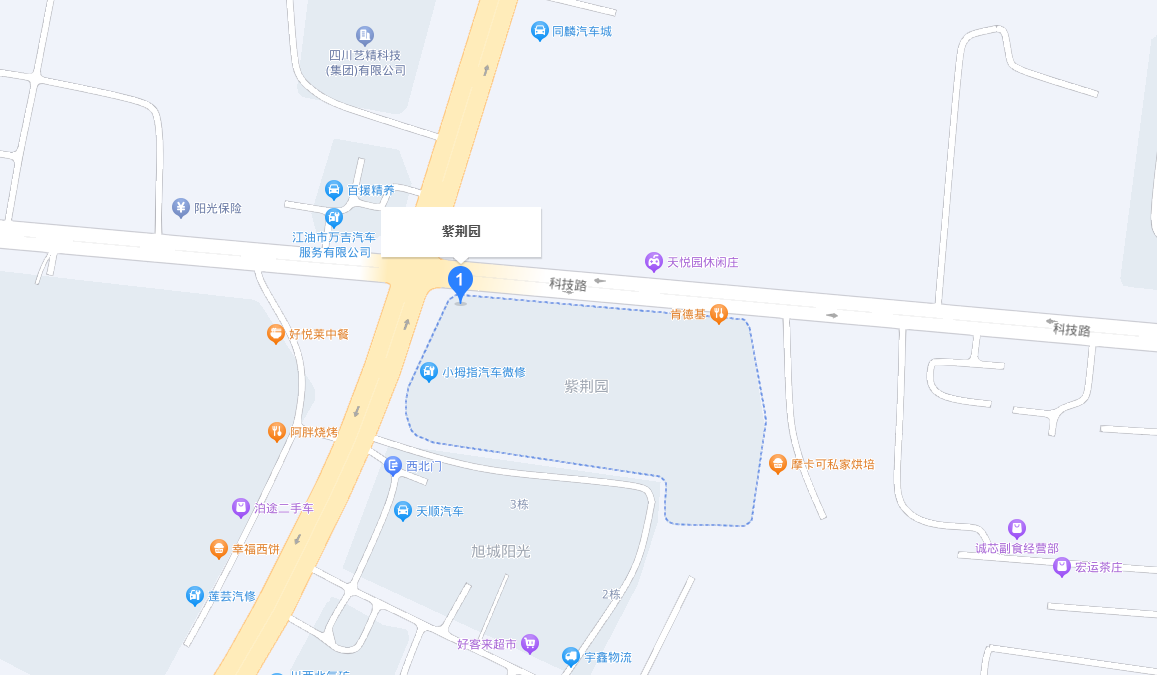 江油紫荆园小区图片