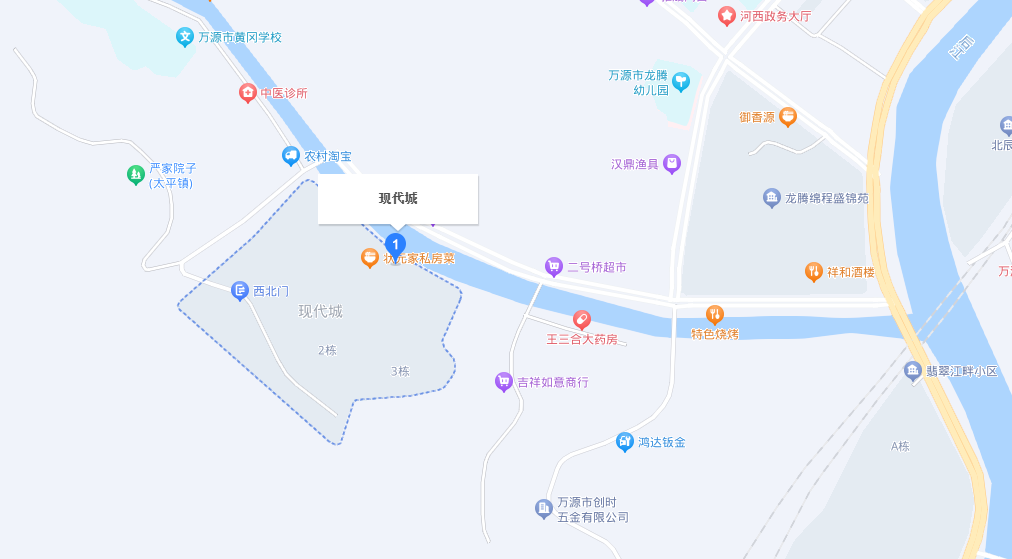 现代城小区图片