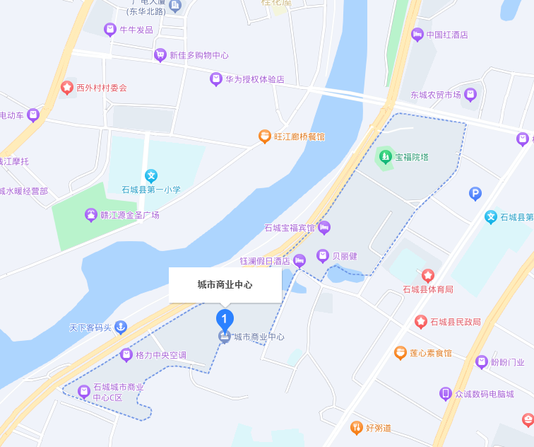 城市商业中心小区图片