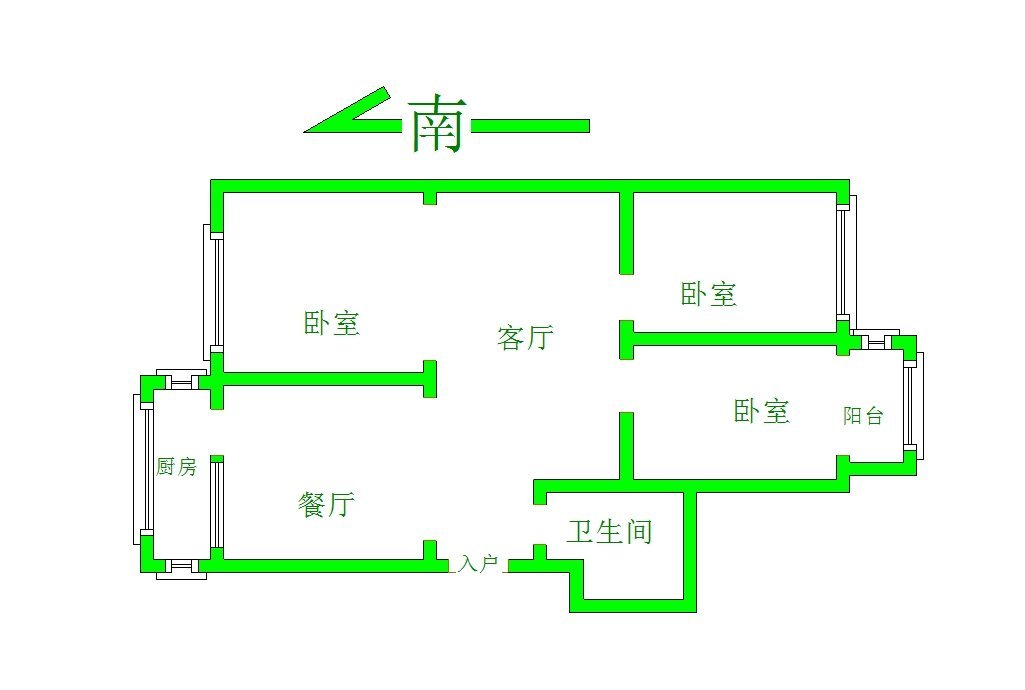 光荣小区,长治六府塔附近 大三居 大红本 业主诚心出售11