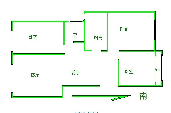 尚东新城邦一期,户型方正，房东急售，看房子方便13