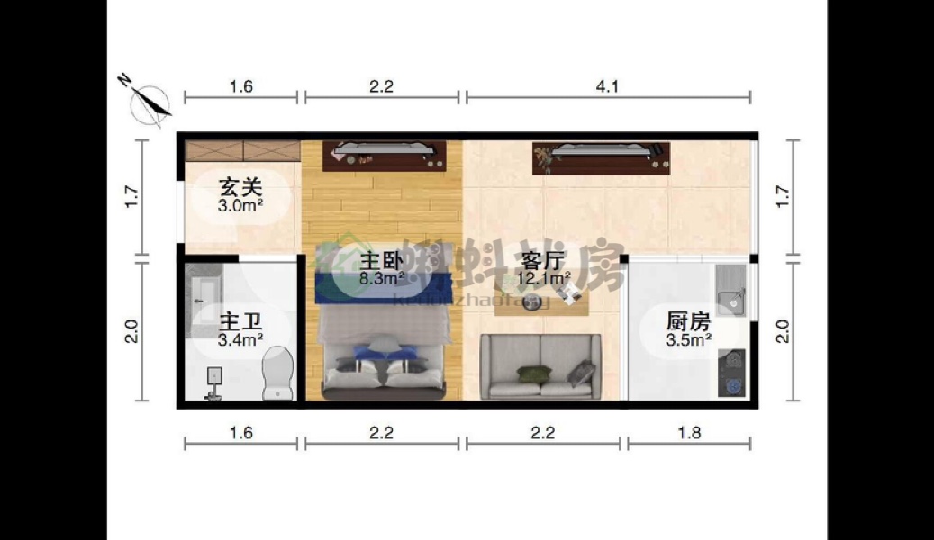 城东小公寓，配套设施齐全，紧邻医院学校公园图书馆档案馆-钰城印象二手房价