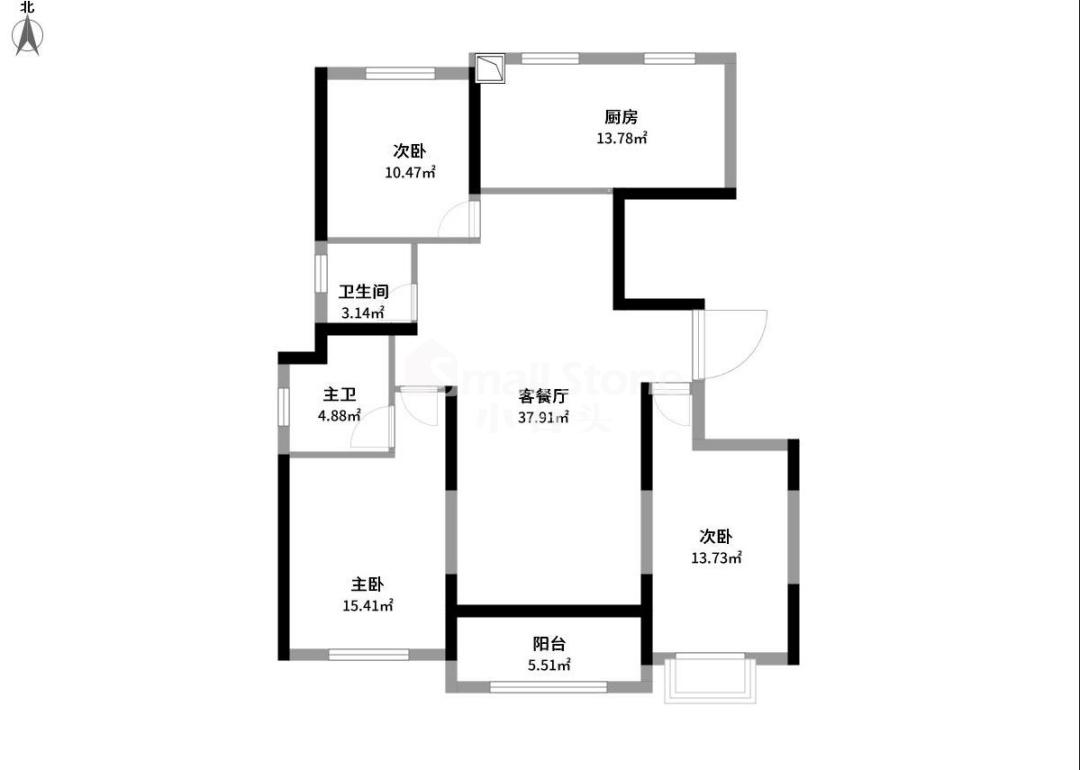 榆阳区南郊精装3室2厅2卫二手房出售7