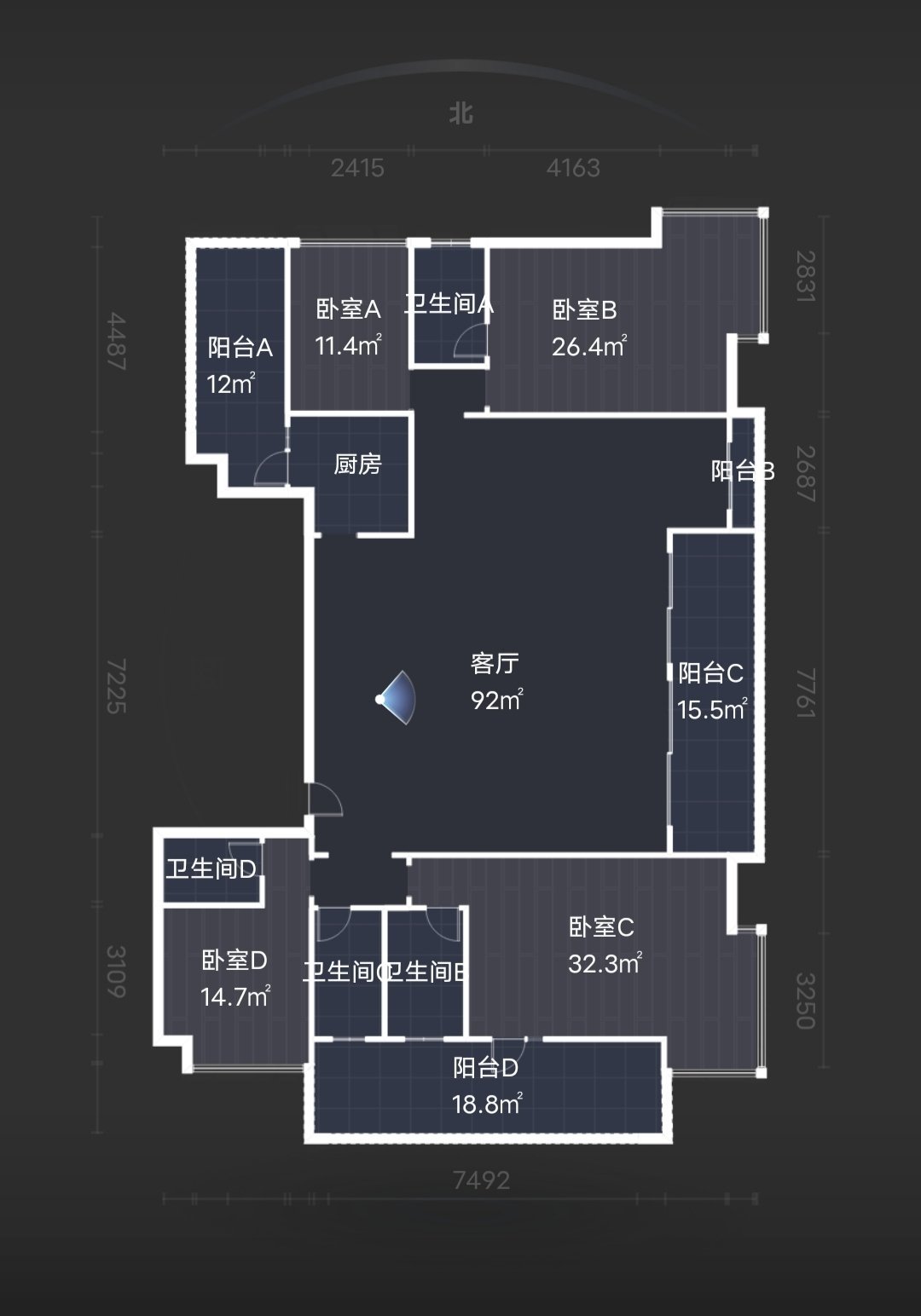 三江国际丽城阅世集,改5室临江大平层，带两个车位，安逸得板13