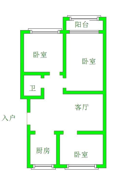 湖北小区,妇幼保健院附近三室免大税带储藏室13