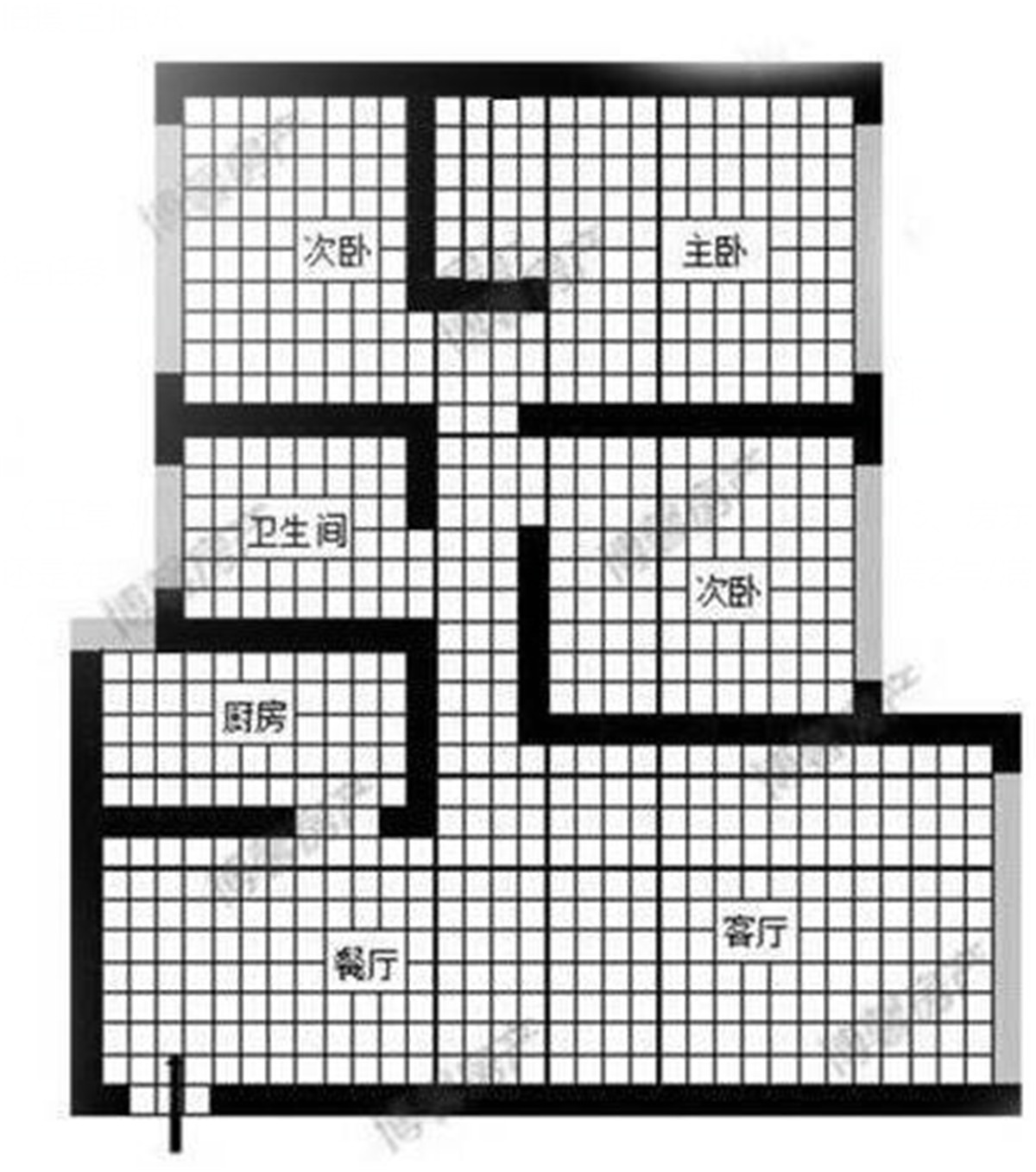 和都国际,3室2厅1卫1阳台，房型正气，采光佳10