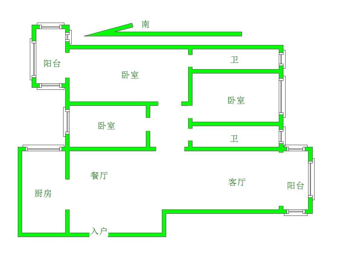 潞安颐龙湾,房子不错，一天未住，诚心出手，三居精装修13