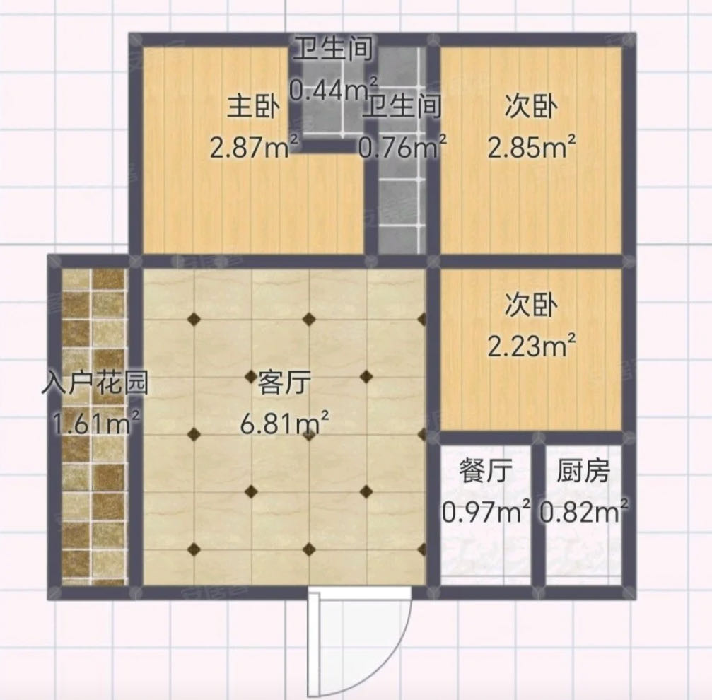 格林美郡,南北通透,3室2厅2卫1阳台全南,户型非常棒,有户型为证10