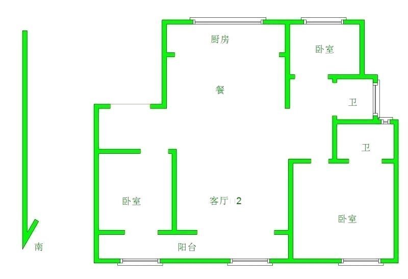 东昌天悦3室2厅2卫精装出租14