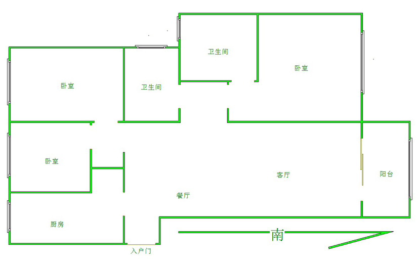 城区城区精装3室2厅2卫二手房出售13