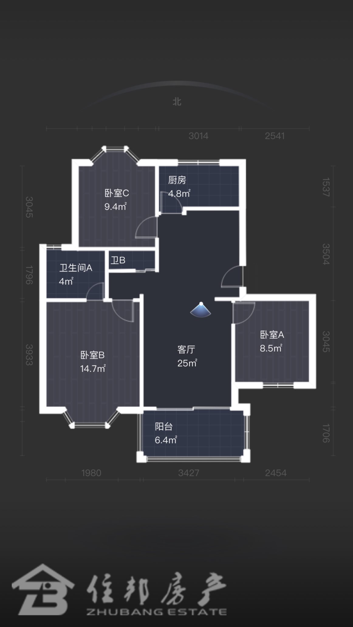 嘉利公寓,市北板块 嘉利公寓 70年产权住宅 三房两卫 满五10