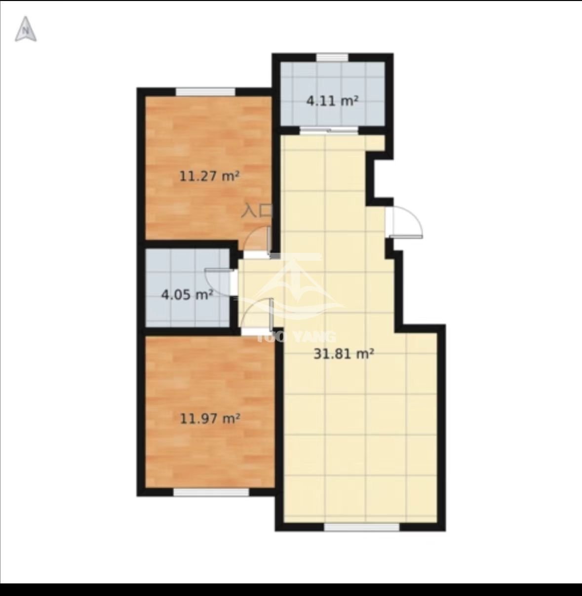 兴建小区B区,兴建B  两室两厅 质感家居 拎包入住12