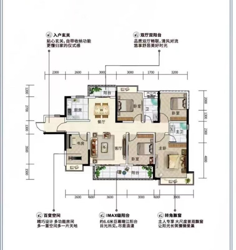 中辰阳光郡,送车位，五房，超大户型！中辰阳光郡9