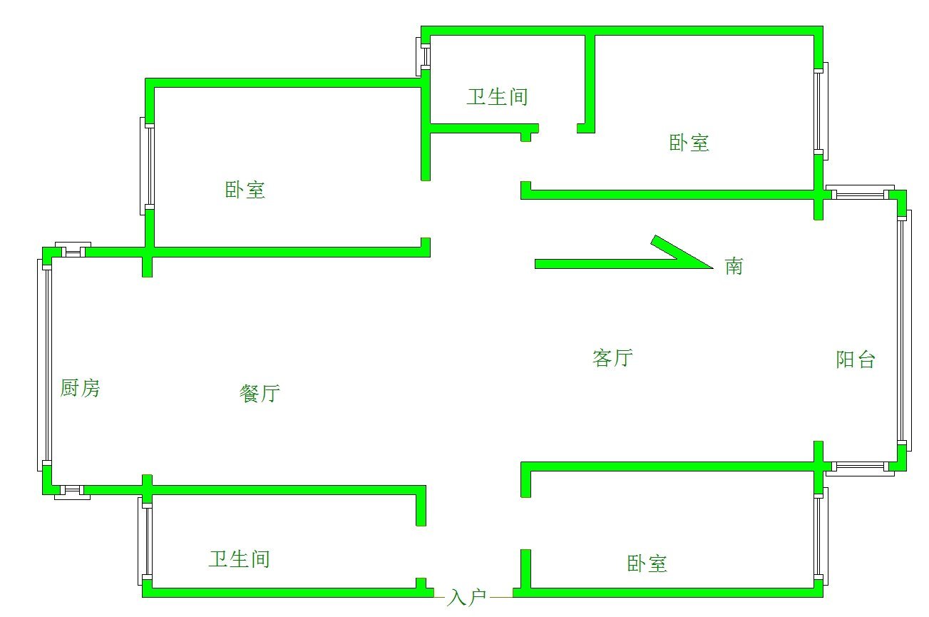 复兴花园,急售，新上精装三居好房10