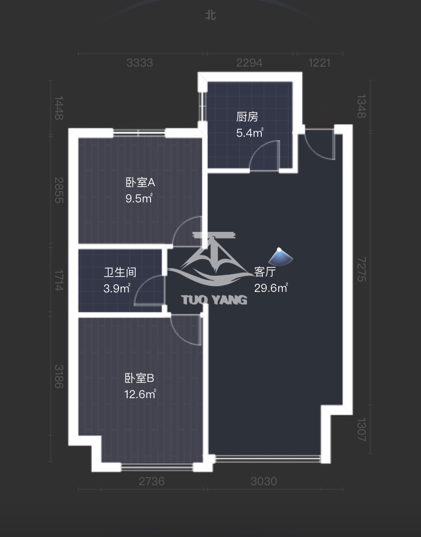 世茂都柏林,都柏林实验学校 两室 好楼层 毛坯房9