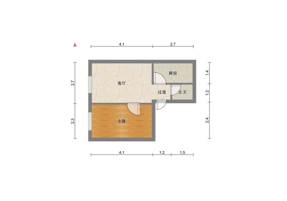 立功巷,立功巷100万元39.84㎡1室1厅1卫朝西好房出售7