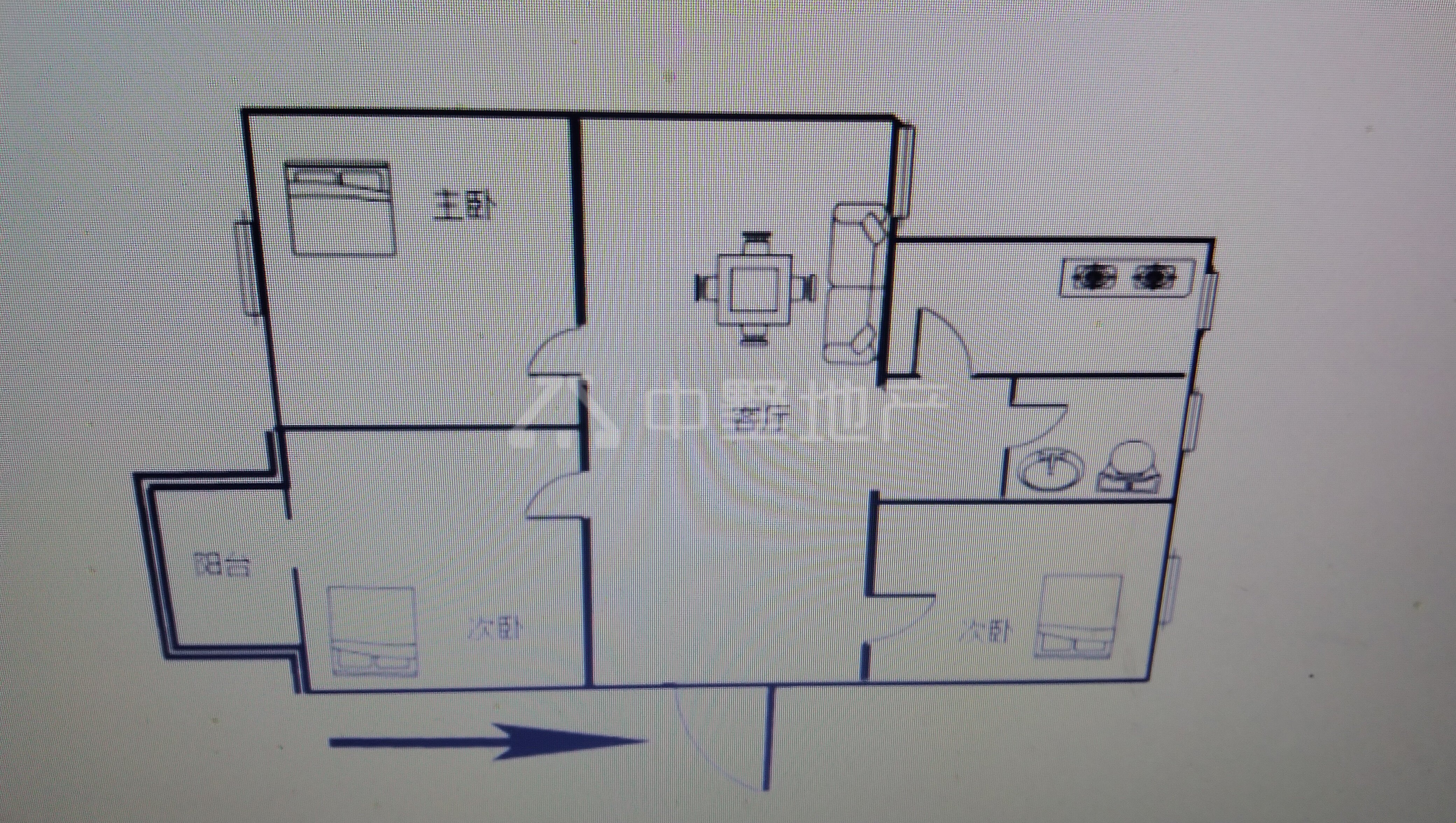 建东村,此房楼层低适合养老人群。8