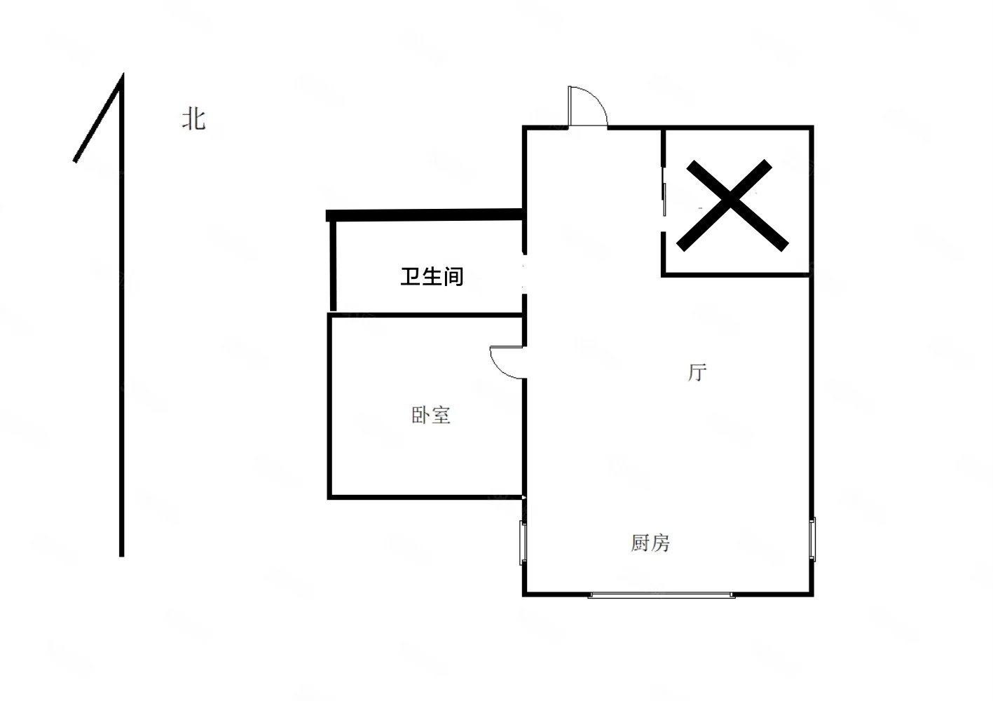 鞍钢嘉园,鞍钢嘉园 60平大单室 南面没挡 中间楼层 钢都 北华 可贷13