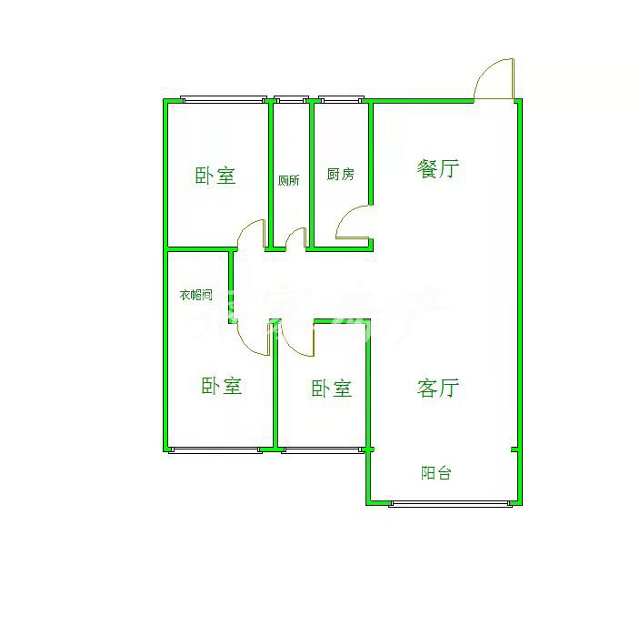 盘电新天地,盘电新天地简装套三117平，仅售45万10